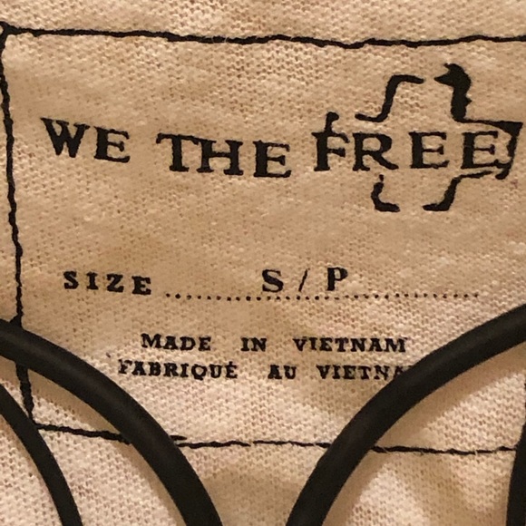 WE THE FREE WHITE TANK TOP SMALL - Picture 4 of 6